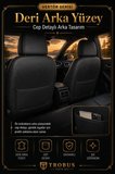 Dacia Duster 2010+ Uyumlu Vertör Serisi Ortopedik Tay Tüyü Siyah Beyaz Koltuk Kılıfı