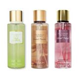 VICTORIA'S SECRET Palm Lagoon-Coconut Passion-Velvet Petals Vücut Spreyi Üçlü Set