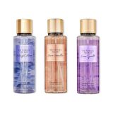 VICTORIA'S SECRET Bare Vanilla-Midnight Bloom-Love Spell Vücut Spreyi Üçlü Set