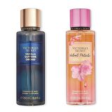 VICTORIA'S SECRET Vanilla Sapphire Orchid-Velvet Petals Golden Vücut Spreyi İkili Set