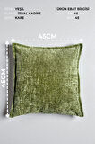 İthal Kadife Dekoratif Kırlent Kılıfı 45x45 cm – Yumuşak Dokulu Kare Yastık ve Ev Aksesuarı