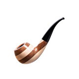 Vauen Wood 542 9mm. Filtreli Akrilik Saplı Pipo (209451)