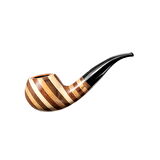 Vauen Hawaii 337 9mm. Filtreli Akrilik Saplı Pipo (210011)