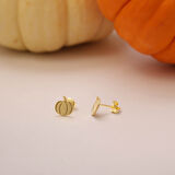 925 Ayar Gümüş Bal Kabağı Küpe