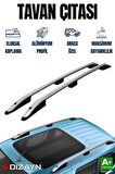 S-Dizayn VW Caddy 3 Makyajlı Aluminyum Gri Tavan Çıtası 2010-2020 A+ Kalite