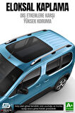 S-Dizayn VW Caddy 3 Makyajlı Aluminyum Gri Tavan Çıtası 2010-2020 A+ Kalite