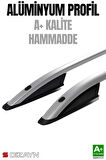S-Dizayn VW Caddy 3 Makyajlı Aluminyum Gri Tavan Çıtası 2010-2020 A+ Kalite