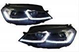 GOLF 7.5 IÇIN UYUMLU J FAR SILVER FULL LED