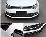 VW Polo MK5/5,5 Ön Tampon Lip 3 Parça 2009 - 2017