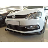 VW Polo MK5/5,5 Ön Tampon Lip 3 Parça 2009 - 2017