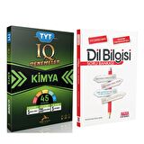 Paraf TYT IQ Kimya Deneme ve AKM Dil Bilgisi Soru Bankası Seti 2 Kitap