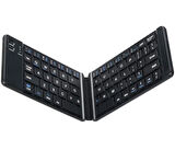 Katlanabilir Kablosuz Bluetooth Klavye Hafif Ergonomik 30 Gün Pil Ömrü Telefon Tablet Pc Uyumlu