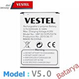 Vestel V5.0 Batarya Vestel V 5.0  Uyumlu Batarya