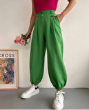 Şalvar pantolon yeşil s23202