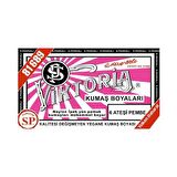Viktoria Kumaş Boyası Ateşi Pembe 2Pk+Fiske Sabitleme 1Pk