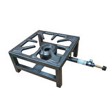 Yek Outdoor Yüksek Isılı Kare Volkan Ocak 33x33cm - Yer Ocağı 