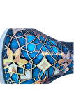 Profesyoneller için Döküm Mısır Darbuka Ağırlık ( 5 Kg Mozaik Desen Turkuaz ) Gigbag Çanta