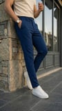 Erkek Slim Fit Dilli Kumaş Pantolon