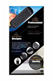 Paleon W1 4g Air Mouse Wireless Klavye 2.4g Akıllı Tv Uzaktan Kumandası