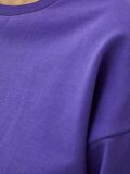 Bisiklet Yaka Düz Uzun Kollu Kadın Sweatshirt