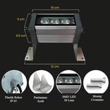 Ledly 3W 10 cm Wallwasher ( Duvar Boyama)
