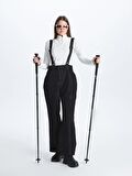 Standart Fit Reflektör Baskılı Kadın Kayak Pantolonu
