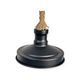 WIND LIGHTING HİSAR HALATLI METAL SARKIT, E27 DUYLU, SİYAH/Çİ GOLD 