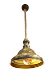 WIND LIGHTING RETRO HALATLI METAL SARKIT, E27 DUYLU, PATİNA MULTICOLOR