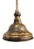 WIND LIGHTING RETRO HALATLI METAL SARKIT, E27 DUYLU, PATİNA MULTICOLOR