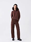 Standart Fit Gabardin Kadın Kargo Pantolon