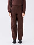 Standart Fit Gabardin Kadın Kargo Pantolon