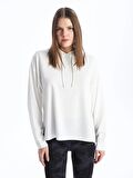 Düz Uzun Kollu Kadın Hoodie