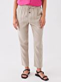 Beli Lastikli Rahat Kalıp Kadın Pantolon