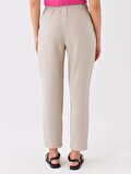 Beli Lastikli Rahat Kalıp Kadın Pantolon