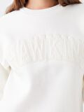 Bisiklet Yaka Nakışlı Uzun Kollu Kadın Sweatshirt