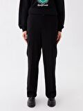 Standart Fit Gabardin Kadın Kargo Pantolon