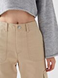 Dar Fit Kadın Kargo Pantolon