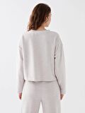 Bisiklet Yaka Oversize Kadın Sweatshirt