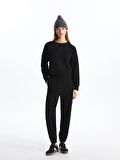 Bisiklet Yaka Oversize Kadın Sweatshirt