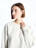 Bisiklet Yaka Oversize Kadın Sweatshirt