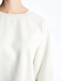 Bisiklet Yaka Oversize Kadın Sweatshirt