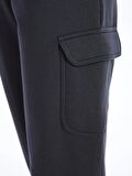 Kadın Beli Lastikli Düz Jogger Eşofman Altı