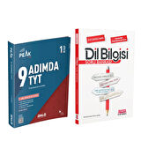 Ünlü Yayıncılık TYT 9 Adımda Soru Bankası 1. Kitap ve AKM Dil Bilgisi Soru Bankası Seti 2 Kitap