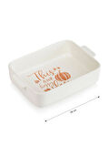 LCW HOME Karişik Baskılı Seramik Fırın Kabı 28x18 cm