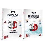3D Yayınları TYT Biyoloji Video Destekli Defter ve Soru Bankası Seti 2 Kitap