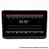 Araç Multimedya Jeep Grand Cherokee Android 12 Carplay 4Gb Ram + 64Gb Hdd 2005-2010 Navigasyon Ekran MYW