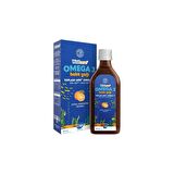 Omega 3 Doğal Mandalina Aromalı Balık Yağı İçeren Sıvı Takviye Edici Gıda 150ml
