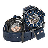 Wainer WA.25980-E Otomatik Erkek Kol Saati – Lacivert Şıklığıyla İsviçre Zerafeti