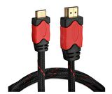 3 Metre HDMI Kablo Hasır Örgülü Sert Kopmaz Kablo Altın Uçlu