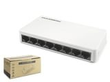8 Portlu Ethernet Switch 10 100 Mbps Beyaz Renkli